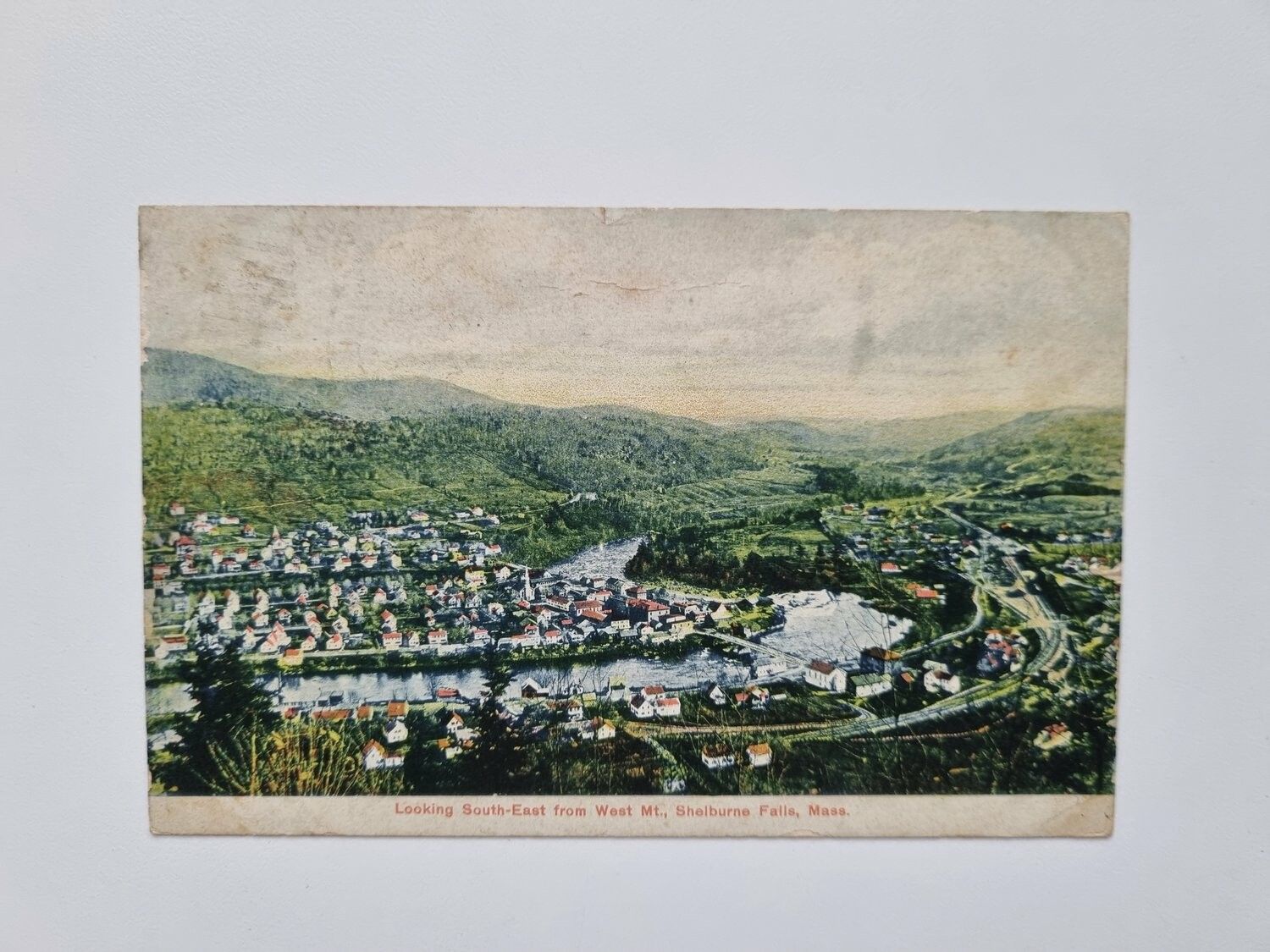 Vykort Shelburne Falls, Mass.1907