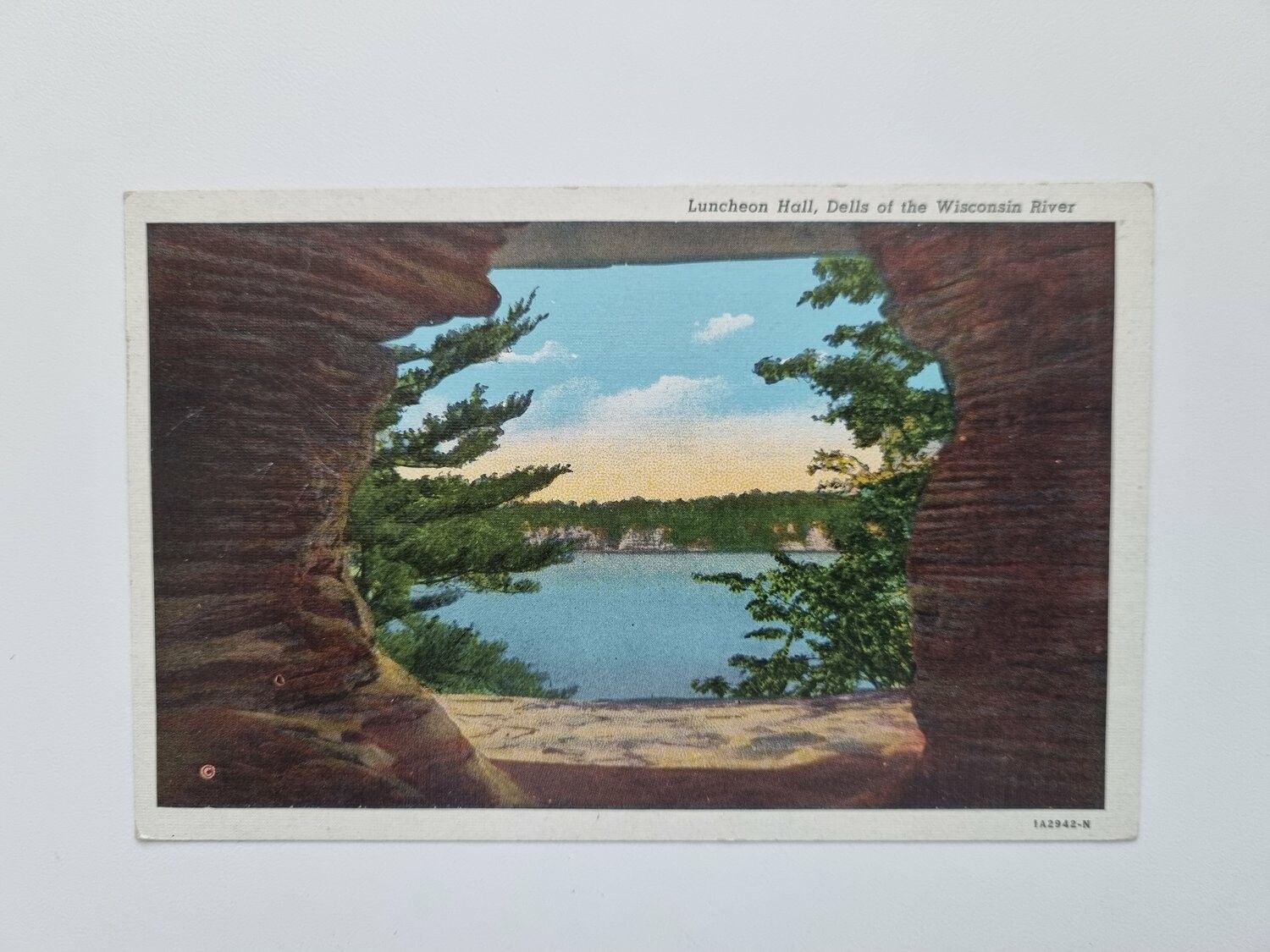 Vykort Luncheon Hall, Dells of the Wisconsin River