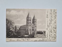 Vykort Lund Domkyrkan, 1903