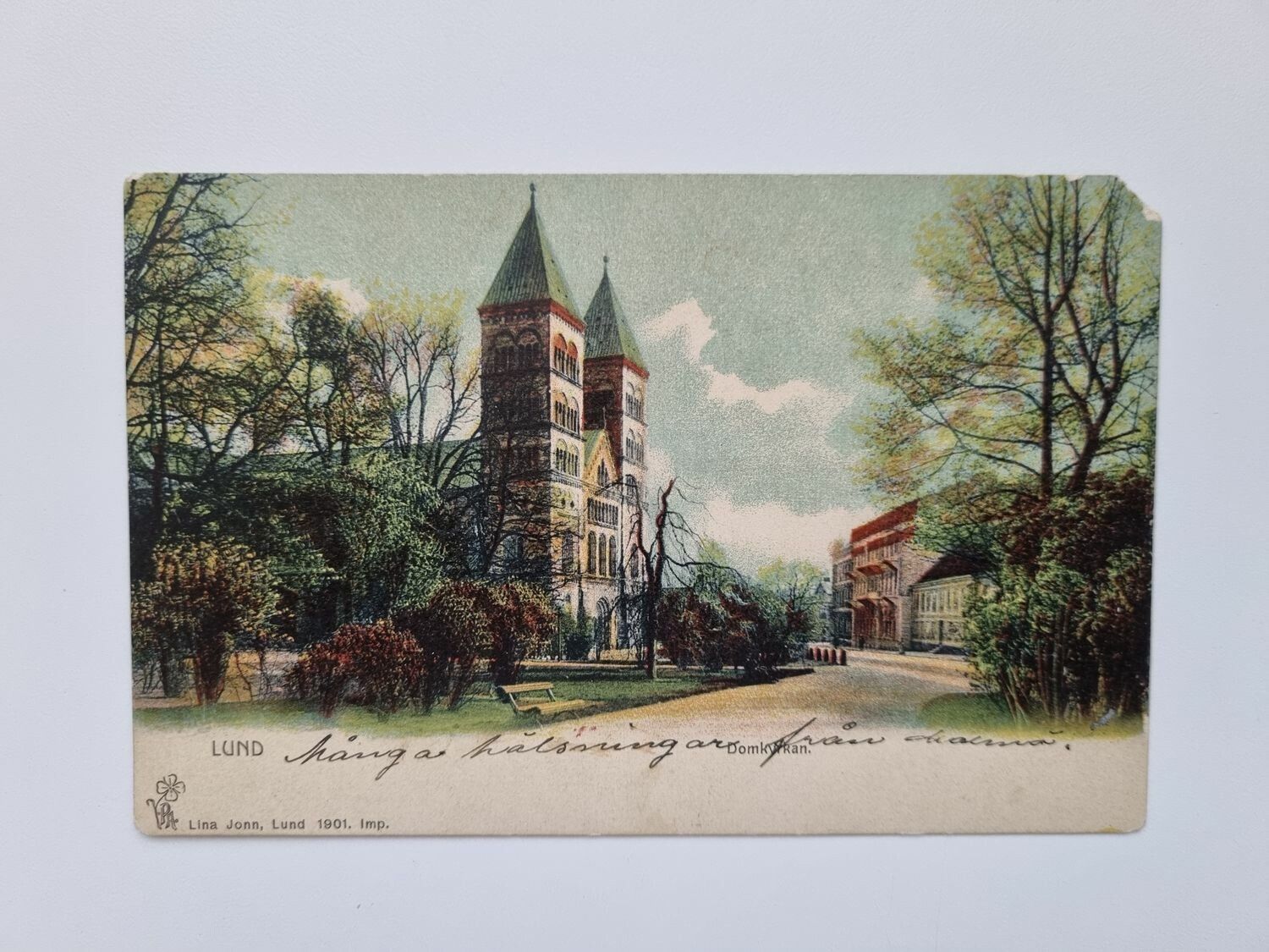 Vykort LUND DOMKYRKAN, 1903