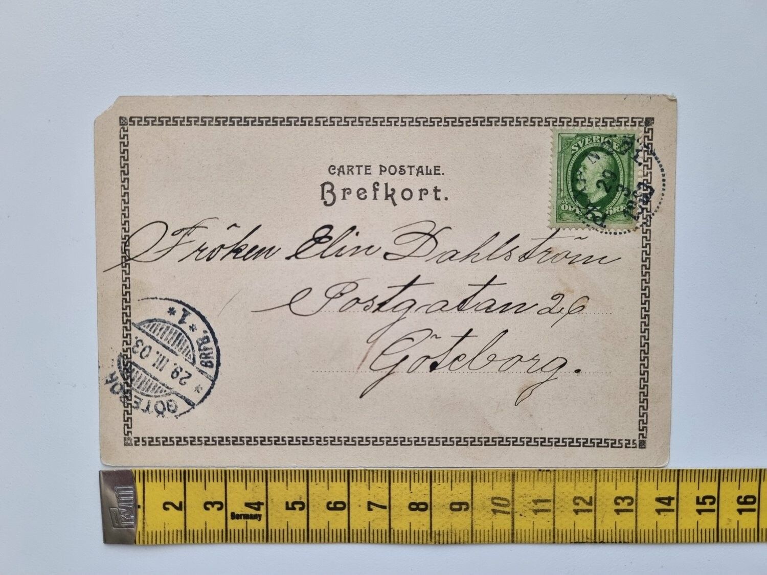 Vykort LUND DOMKYRKAN, 1903