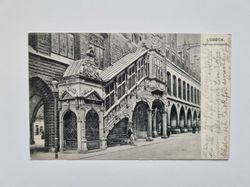 Vykort LÜBECK, RATHAUSTREPPE, 1908