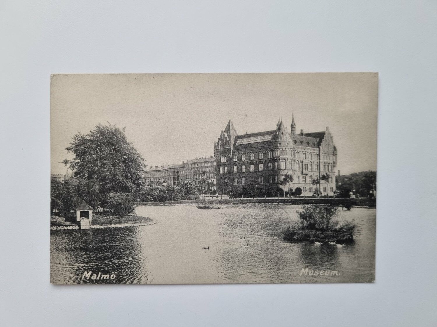 Vykort Malmö Museum, 1913