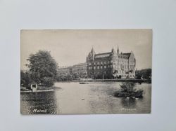 Vykort Malmö Museum, 1913