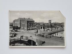 Vykort Malmö, Järnvägsstationen