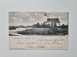 Vykort Malung, Kyrkan, 1902