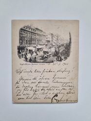 Vykort MANCHESTER MARKET STREET - 1900