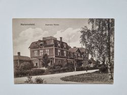 Vykort Mariannelund. Praktiska Skolan, 1917