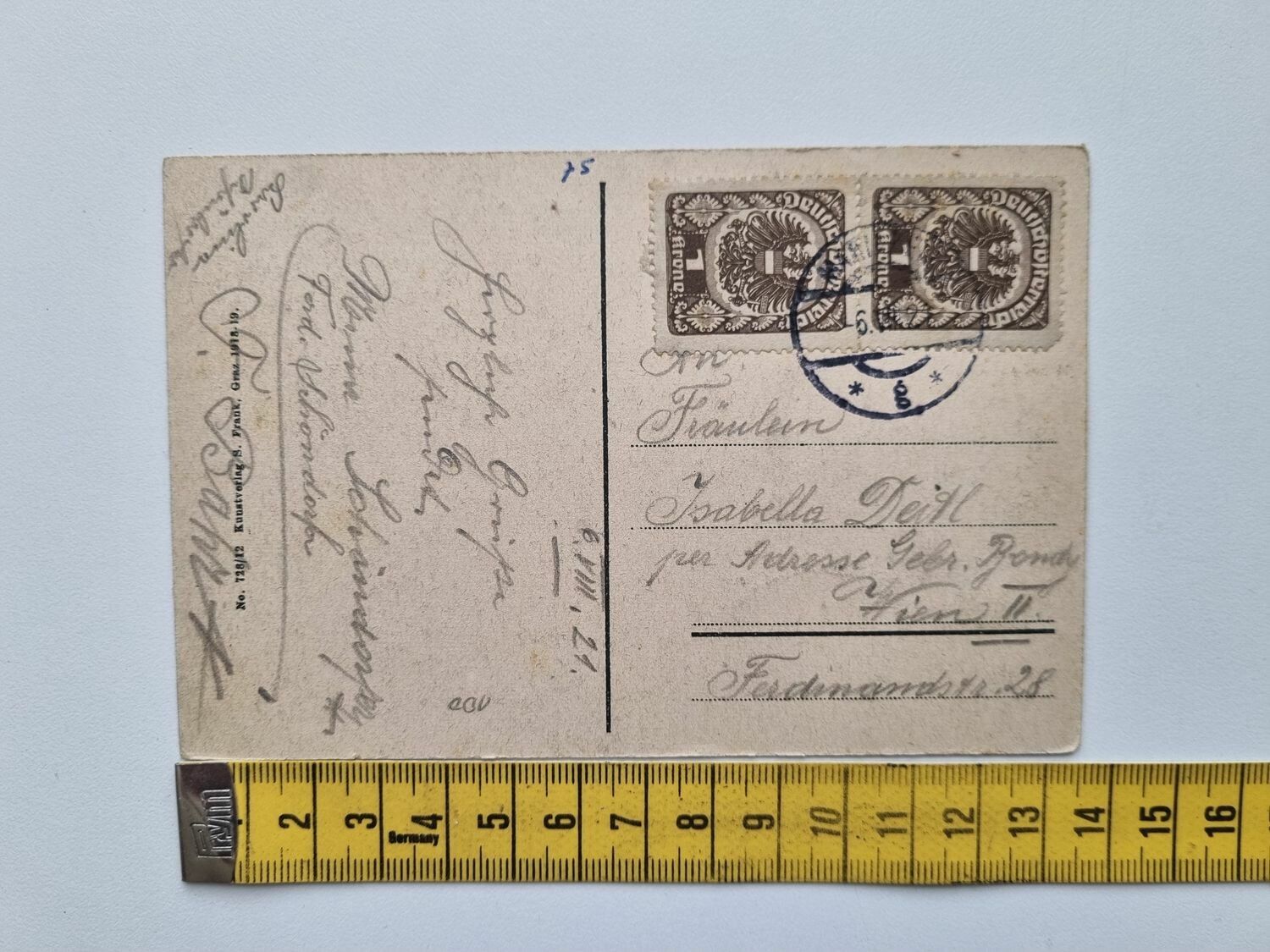 Vykort Mariazell mit Zellerhüte, 1921