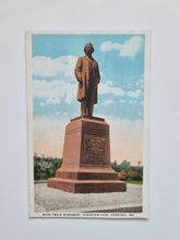 Vykort MARK TWAIN MONUMENT, RIVERVIEW PARK, HANNIBAL, MO.
