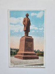 Vykort MARK TWAIN MONUMENT, RIVERVIEW PARK, HANNIBAL, MO.