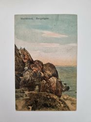 Vykort Marstrand Bergstigen 1907