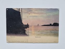 Vykort Marstrand Kvällsmotiv 1906