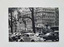 Vykort Düsseldorf Corneliusplatz/Breidenbacher Hof