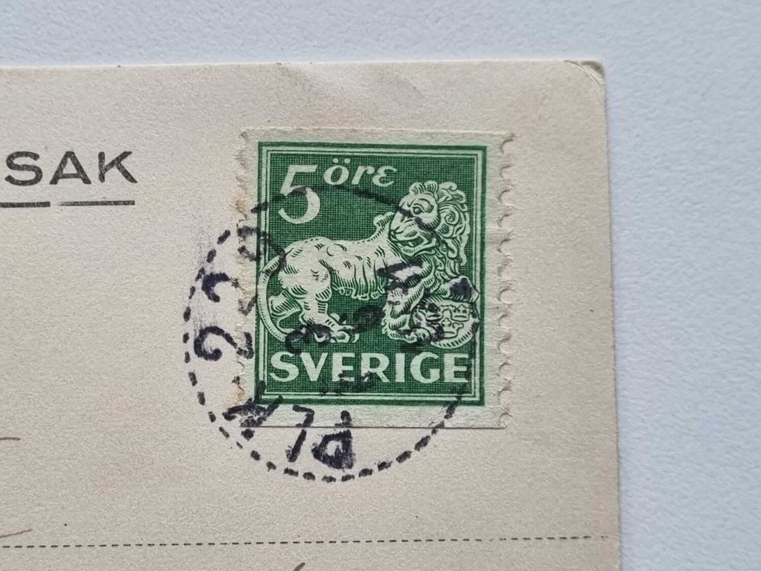 Vykort Metodistkyrkans Teologiska Skola, Överås, Göteborg