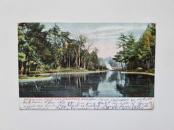 Vykort MIRROW LAKE, FOREST PARK, SPRINGFIELD, MASS - 1906