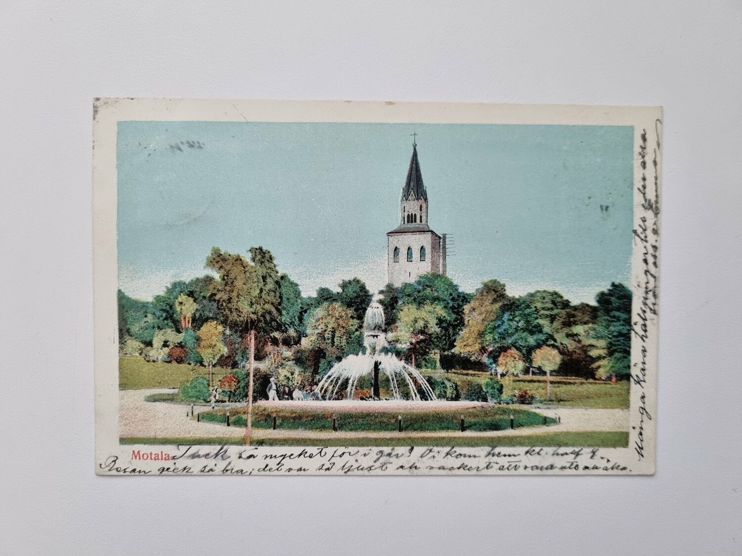 Vykort Motala, 1904