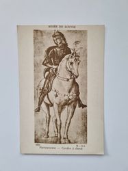 Vykort MUSÉE DU LOUVRE PINTURICCHIO Cavalier à cheval