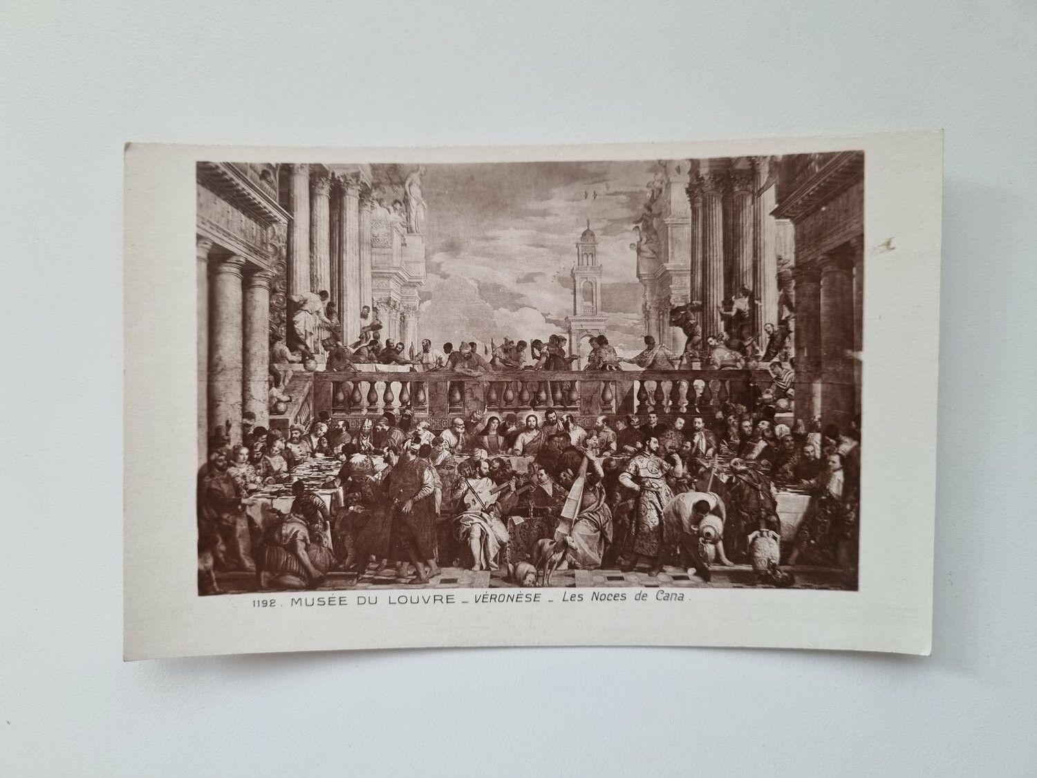 Vykort MUSÉE DU LOUVRE VERON?SE Les Noces de Cana