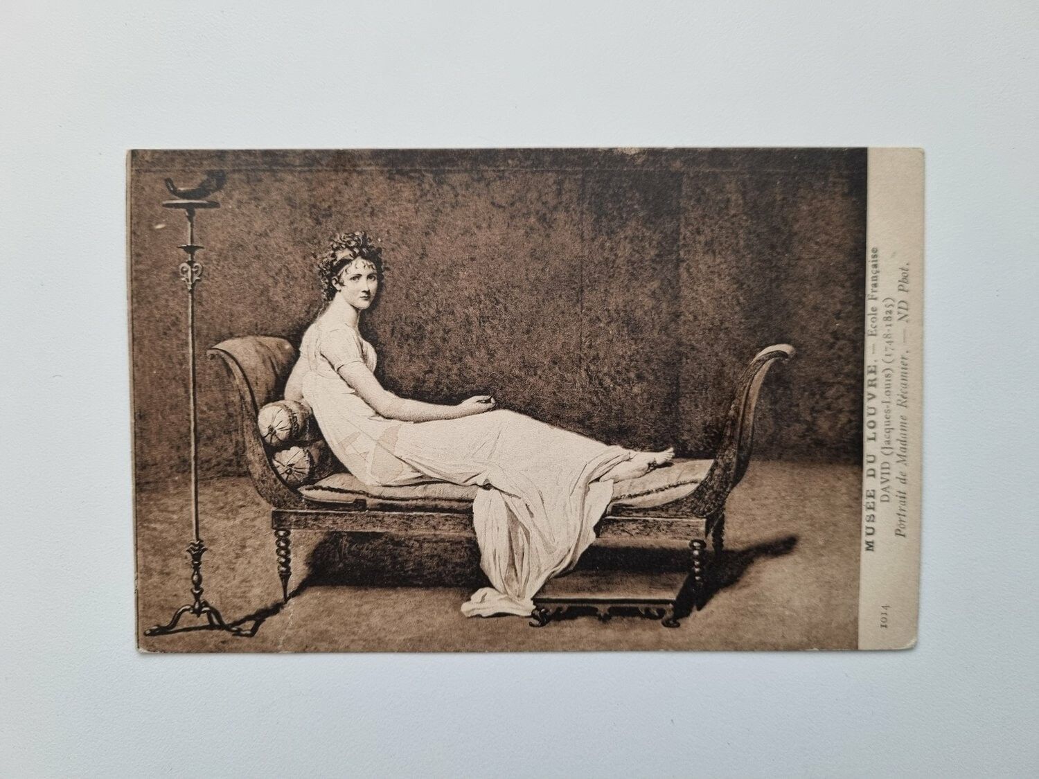Vykort MUSEE DU LOUVRE. Ecole Française, 1909