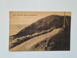 Vykort Mölle, Italienska vägen med Barakullen 1916
