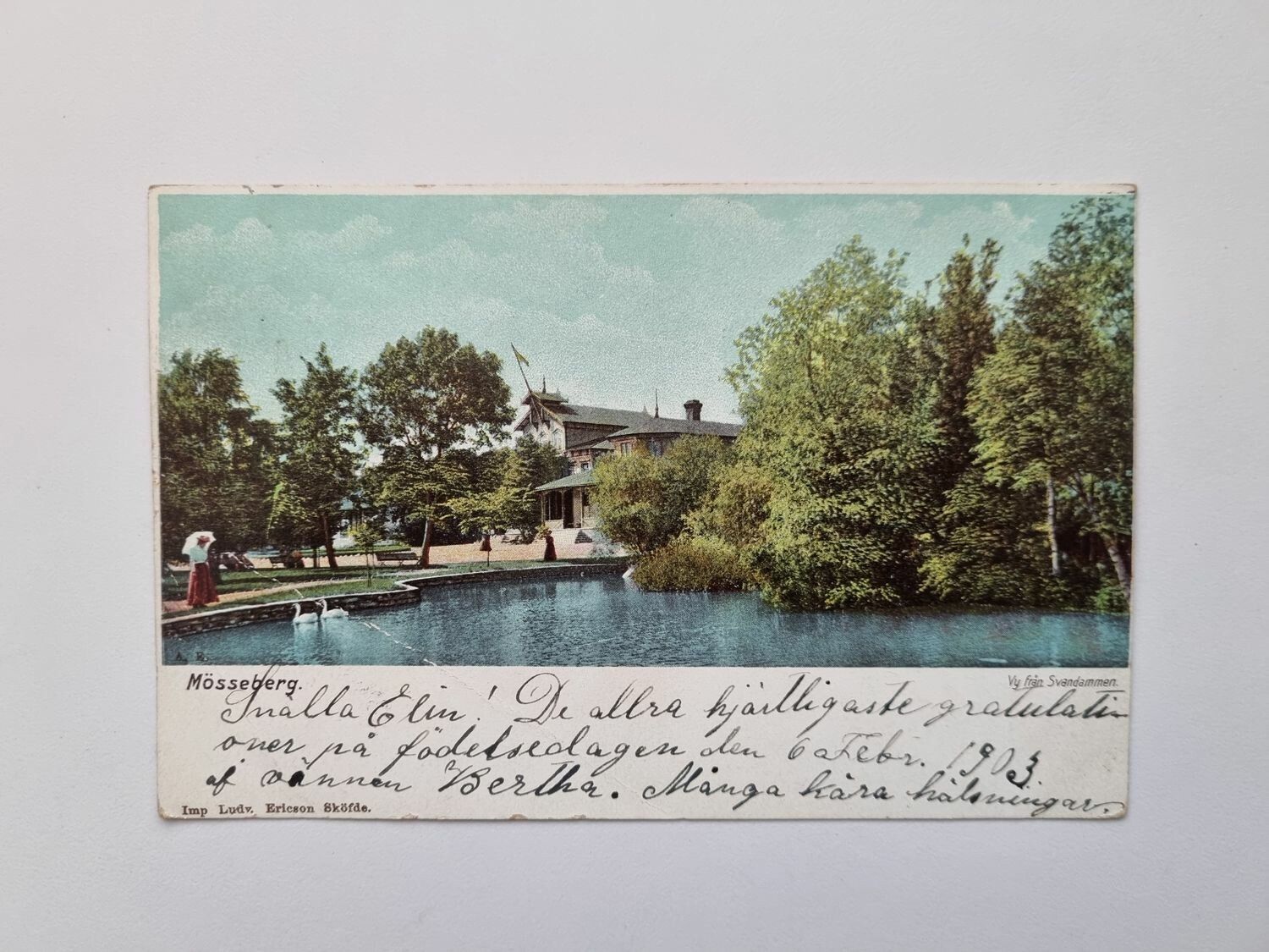 Vykort Mösseberg 1903