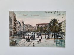 Vykort Napoli La Piazza Cavour
