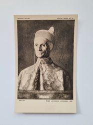 Vykort NATIONAL GALLERY DOGE LEONARDO LOREDANO (189)