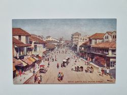Vykort NATIVE QUARTER, NULL BAZAAR, BOMBAY.