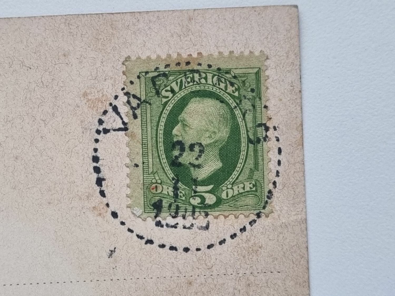 Vykort stämplad 1903?