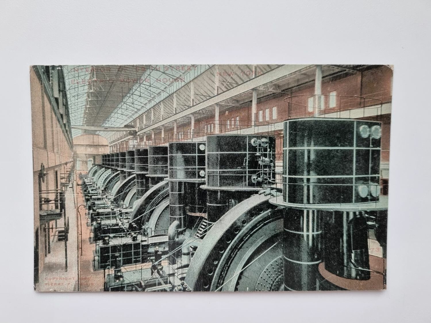 Vykort New York Subway Powerhouse
