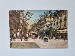Vykort NICE Avenue de la Gare