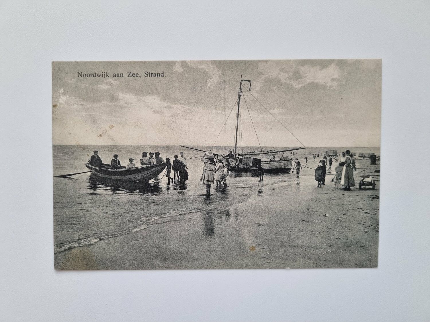 Vykort Noordwijk aan Zee, Strand.
