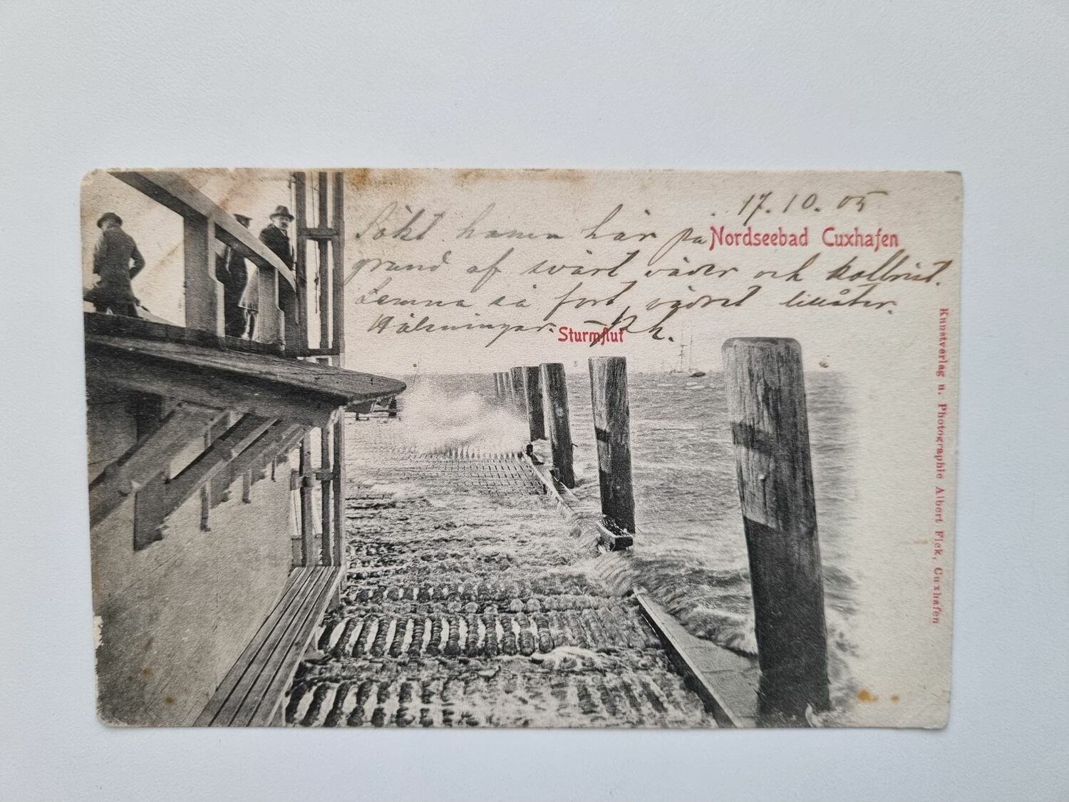 Vykort Nordseebad Cuxhafen 1905