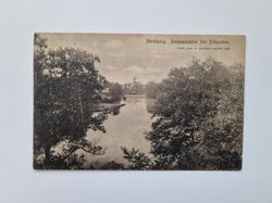 Vykort Norrköping. Kneippanstalten från Folkparken. 1907