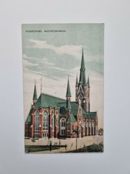 Vykort NORRKÖPING. MATHEUSKYRKAN, 1906