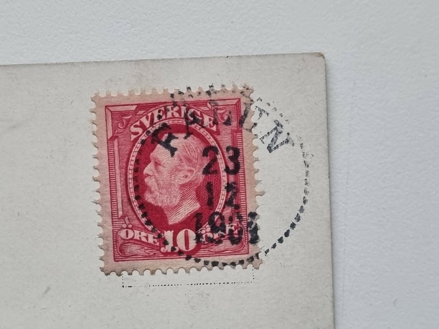 Vykort Norsk tjej i folkdräkt, 1904