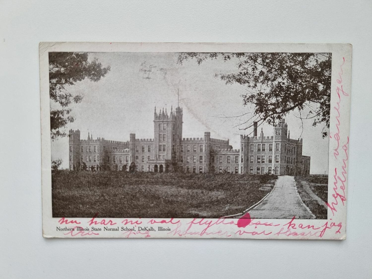 Vykort Northern Illinois University - 1906