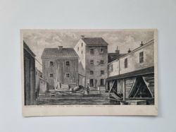 Vykort NUVARANDE FLATEEN FOR KARL XIV JOHANS STATY 1830