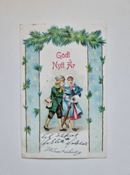 Vykort Nyårskort, 1905