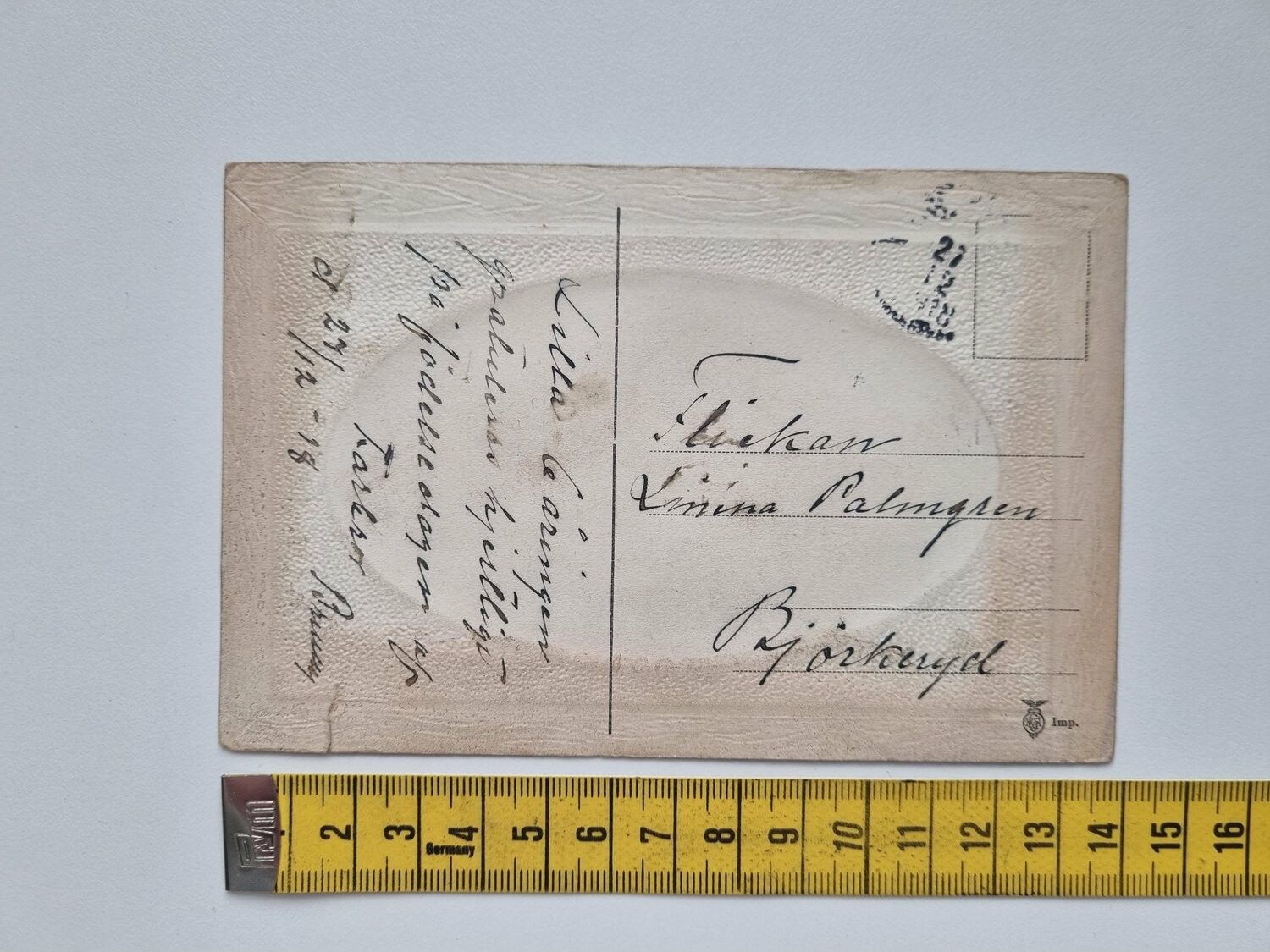 Vykort Nättrabyån 1918?