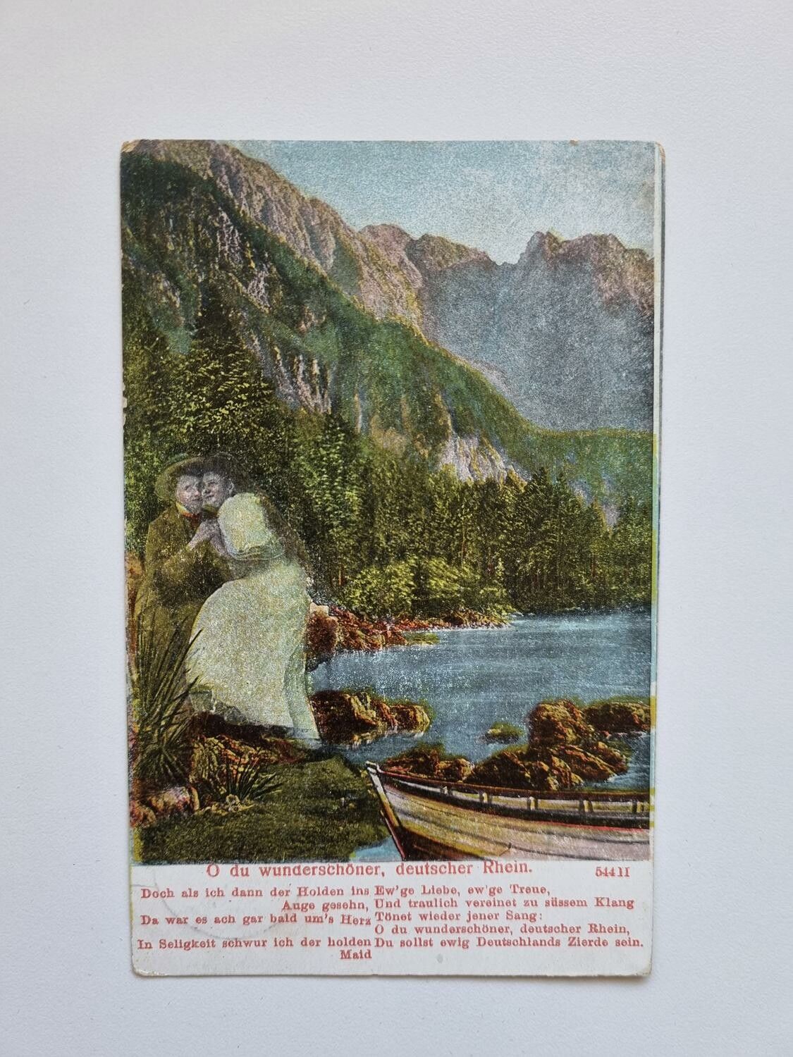 Vykort Rhein, 1908