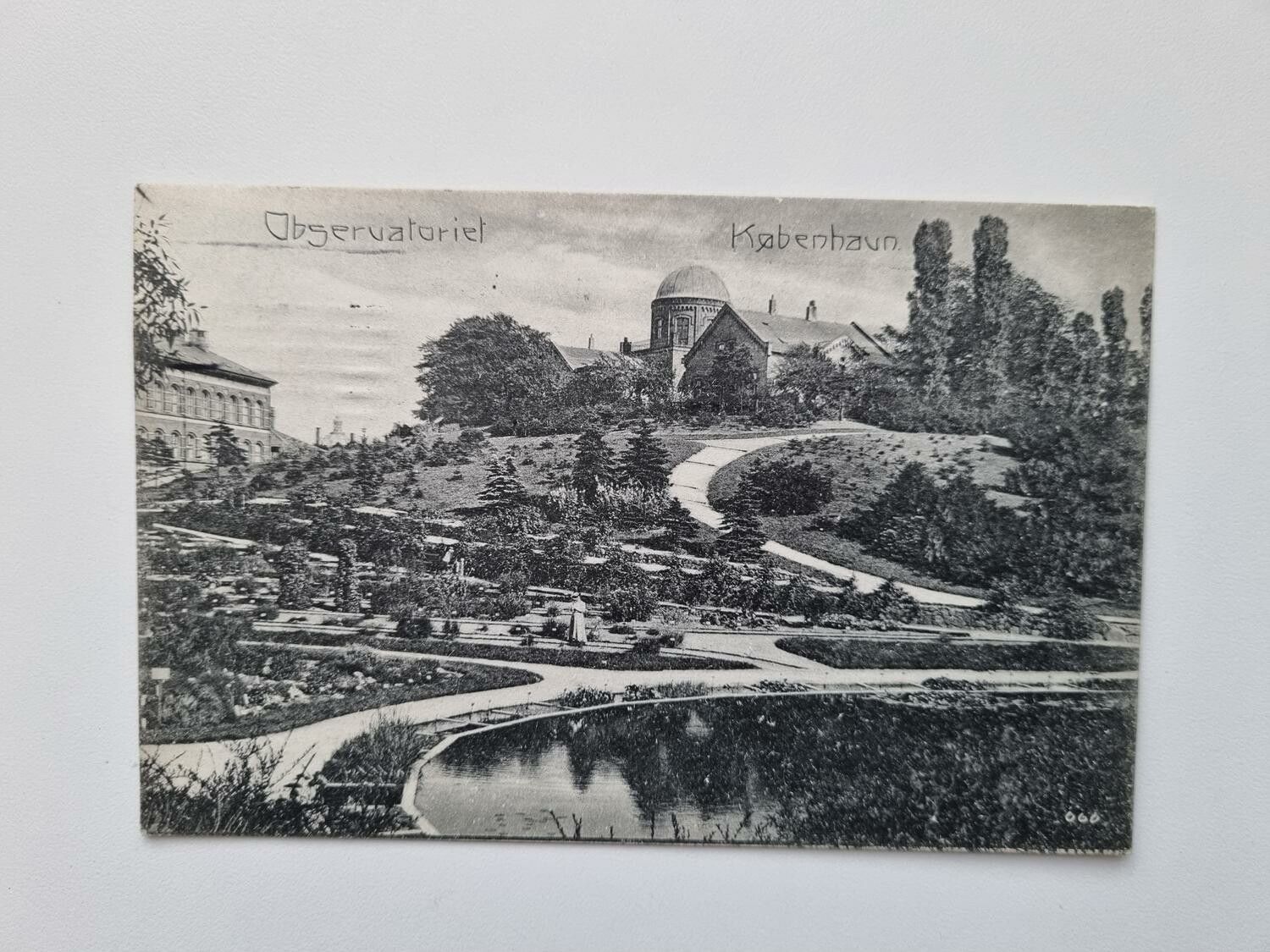 Vykort Observatoriet København, 1910