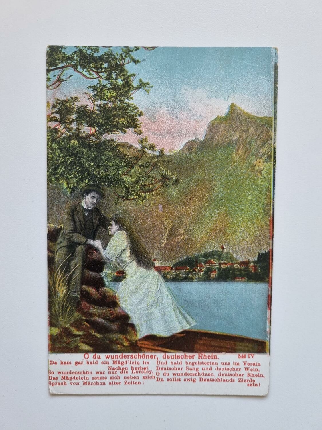 Vykort Rhein, 1908