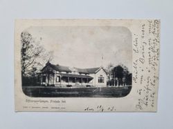 Vykort Officerspaviljongen, Fristads hed 1903