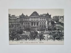 Vykort ORAN. La Place de l'Hôtel-de-Ville. ND Phot