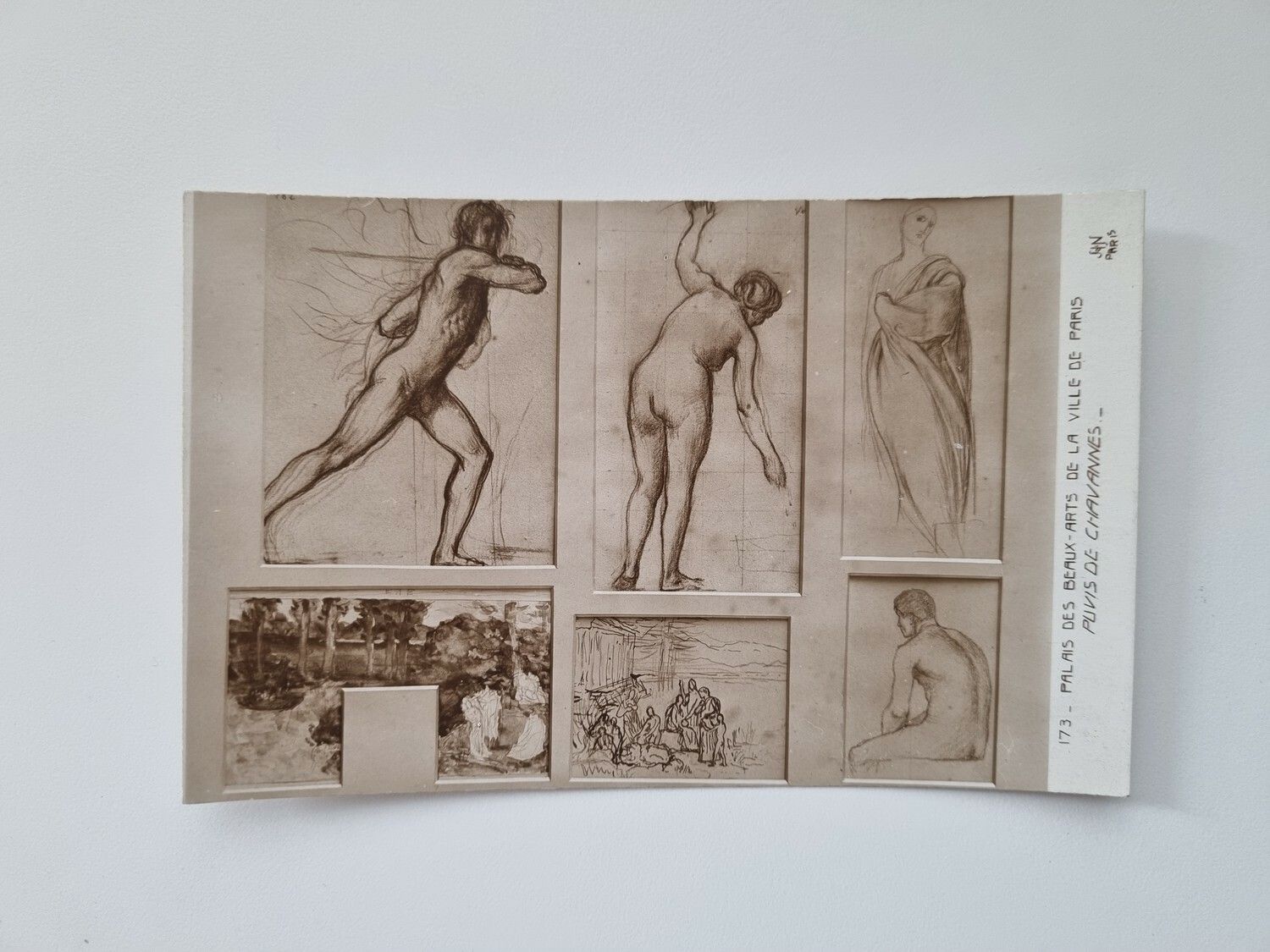 Vykort PALAIS DES BEAUX-ARTS DE LA VILLE DE PARIS PUVIS DE CHAVANNES