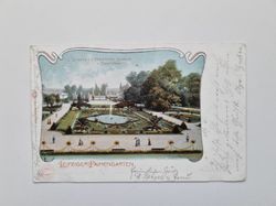 Vykort Palmengarten Frankfurt, 1900