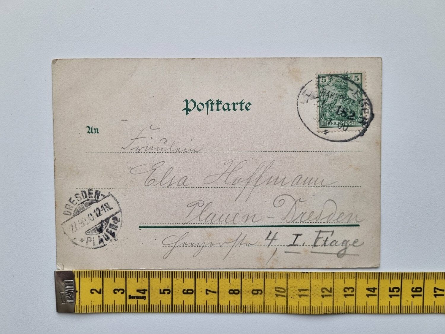 Vykort Palmengarten Frankfurt, 1900