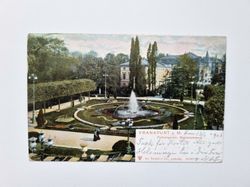 Vykort Palmengarten Frankfurt, 1903